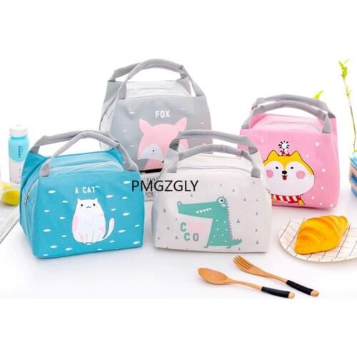 Baby Food Insulation Bag Portable Waterproof Thermal Oxford Lunch Bags Convenient Leisure Cute Cartoon Picnic Tote Feeding Bag