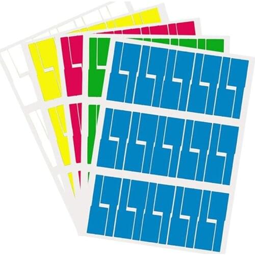 750Pcs Cable Label Sticker Waterproof Wire Network Electrical Cable Labels Cord Tag Marker Print Stickers Organizer