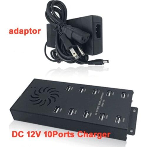 5V 2.1A USB charger 10 ports apply to Camara MP3 MP4 with adapter 50/60Hz