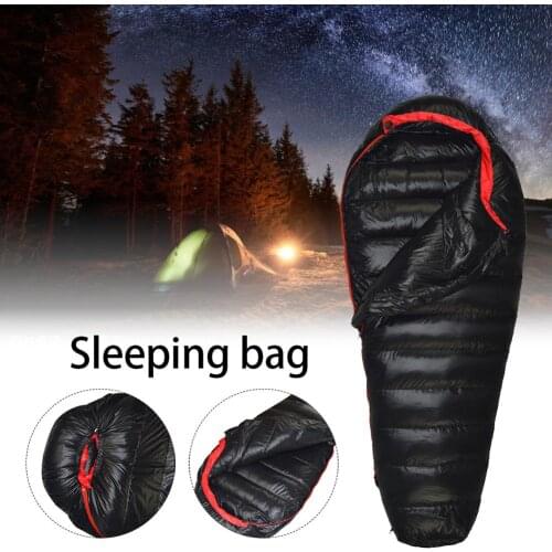 0-15 - 30 Degree F Sleeping Bag High quality Cotton Camping Ultra-light Backpack Mummy Down Sleeping Bag for Hiking Camping