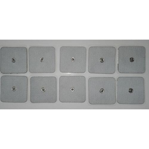 100Pcs Reusable Self Adhesive Tens Electrode Pads For Muscle Stimulator Tens Physiotherapy Massager Slimming Massage Patch 3.5mm