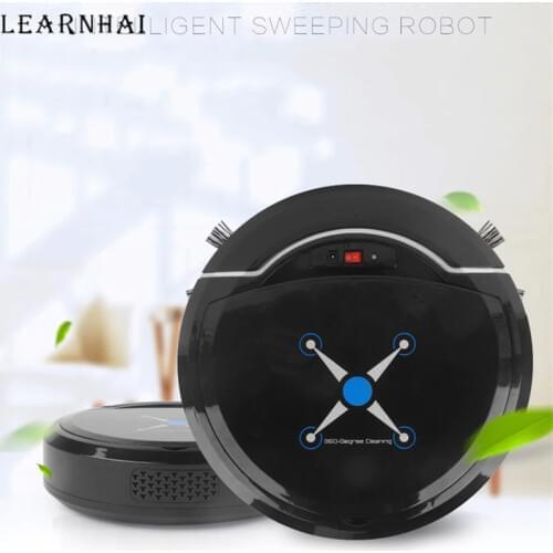 LEARNHAI 2 in 1 Auto Vacuum Cleaner Robot For Home Office Dry Wet Mopping Smart Sweeper Smart Floor Cleaner Robot Drop shipping