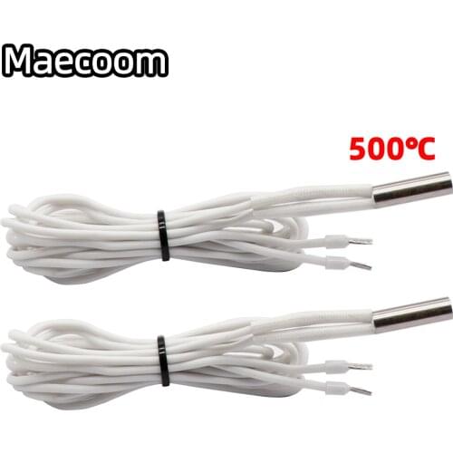 3D Printer parts 6*20MM 24/12 70W Heater Cartridge With 100CM Cable 3D Printer for E3D V6 HOTEND Volcano MK8 MK9 CR-10 Ender3 V2