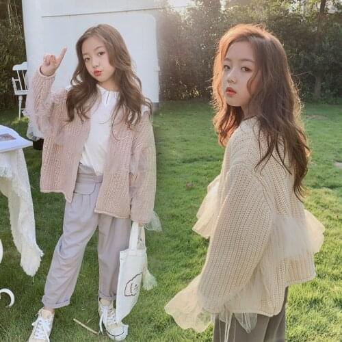 Baby Jacket Girl Coat Toddler Girl Winter Clothes Kids Coats Infant Outfits Knitted Jackets for Girls Cardigan Children Clothing