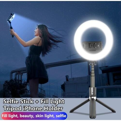 Koabbit 5inch LED Selfie stick Ring Light Dimmable LED Ring Lamp Photo Camera Phone Light ringlight For Live YouTube Fill Light