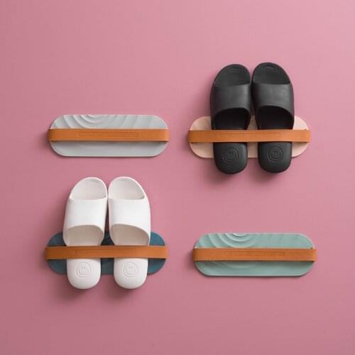 Multi Purpose Wall Mounted Shoe Rack Slipper Storage Rack Shoe Bathroom Cabinet Wardrobe Vertical Shoe Organizer Towel Hanger
