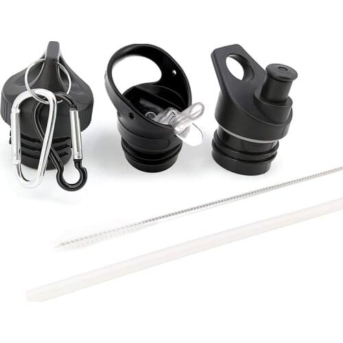 3 Pack Lids Bundle for Hydro Flask Standard Mouth Water Bottle Includes Straw Lid Bite Valve and Twist Lid. Perfectly Fit for Mo