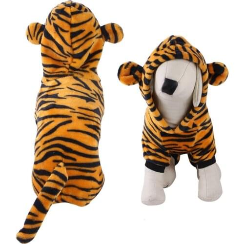 Pet Transformation Clothing Coral Fleece Dog Hooded Sweater Pet Dog Outing Clothes Cat Four-legged Clothing Pet Supplies