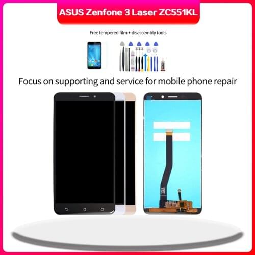 Original Display For Asus ZenFone 3 Laser ZC551KL LCD Touch Screen Digitizer Assembly For Asus ZC551KL lcd Replacement