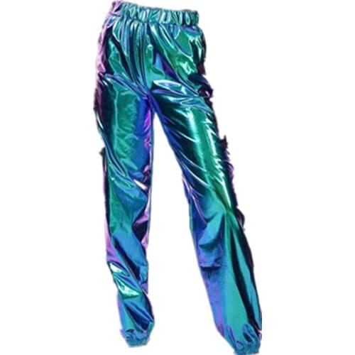 Sexy Shiny PU leather Leggings with Back Push Up Faux Leather Pants Jeggings Black