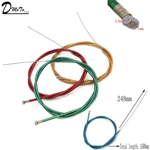 1500mm/59" Throttle Clutch Cable Line Fit 49cc 60cc 66cc 80cc Motorized Bike