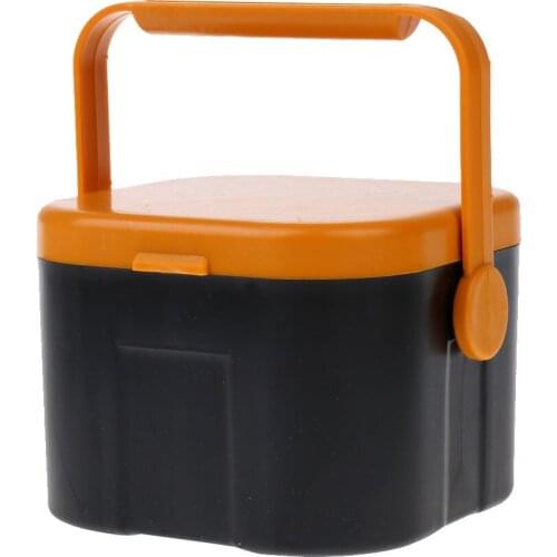 Fishing Bucket with Plastic Clip for Live Bait Such As Worms, Incl