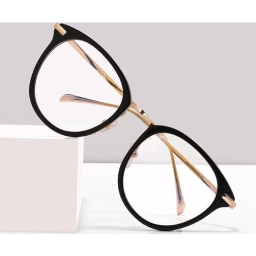 PARZIN Reading Books Glasses Women Acetate Frames Glasses Men Vintage Myopia Frame Accessories Lunette Homme 15708