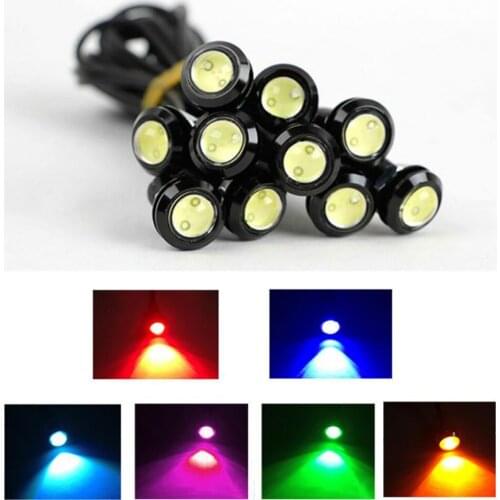 1Pc Daytime Running Light Source Backup Reversing Parking Signal Lamp 23mm LED Eagle Eye DI Car Decoration Accessories Lightings