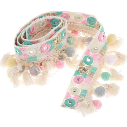 1 Yard Tassel Fringe Lace Trim Ribbon 3cm Width Vintage Style Edging Trimmings