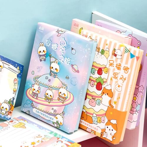 10sets/lot Memo Pads Sticky Notes cartoon Rabbit Paper diary Scrapbooking Stickers Office School stationery Notepad