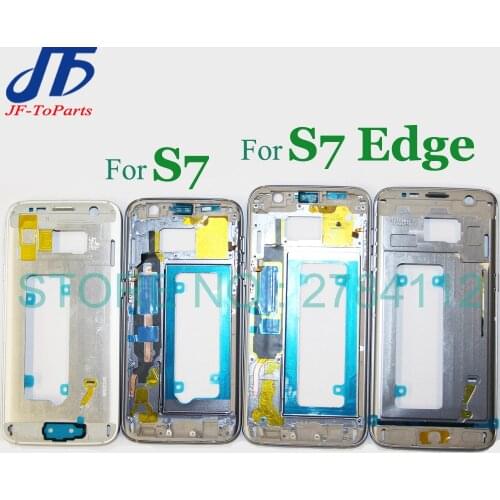 10Pcs Middle Frame for Samsung Galaxy S7 EDGE S6 Edge Plus Housing Bezel Chassis Plate
