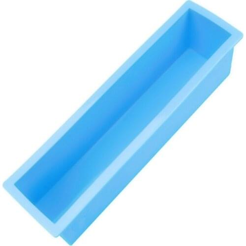 2020 Rectangle Loaf Soap Mold Silicone DIY Cold Processing Tools Cake Baking Toast