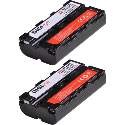 3Pcs 2600mAh NP-F550 NP-F570 Battery for Sony CCD-SC55 CCD-RV100 CCD-RV200 SC5 SC9 TR1 TR940 TR917 TR516 TR716 CN-160 CN-216