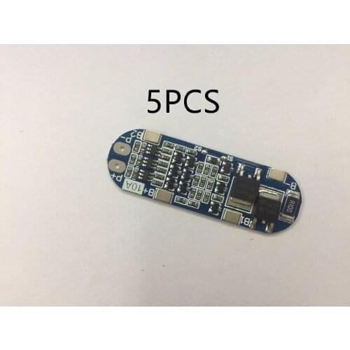 5PCS 3 string 11.1V 12V 12.6V18650 lithium battery protection board has overcharge and short circuit function 10A current limit