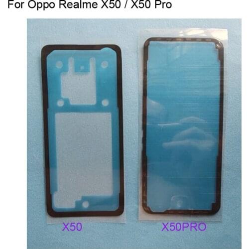 5PCs For Oppo Realme X50 Back Cover Adhesive For Oppo Realme X50 PRO Rear Back Battery Cover Adhesive Glue Door Sticker Adhesive