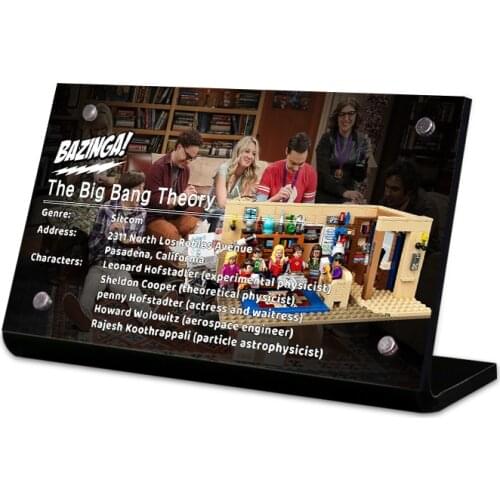 Acrylic Display Stand Brand For 21302 Ideas Series The Big Bang Theory TTBT Toys Building Blocks