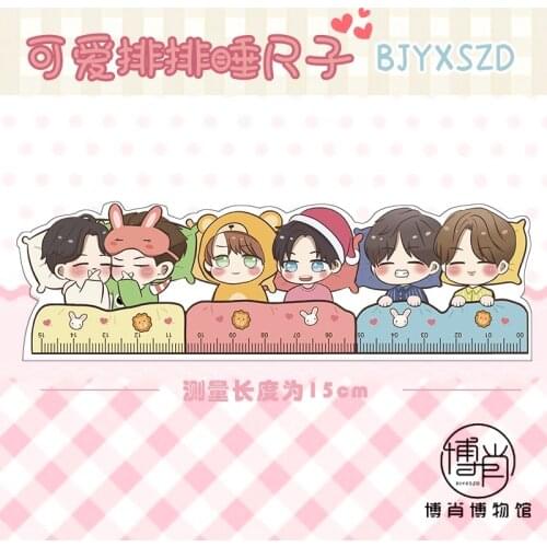 Anime The Untamed Xiao Zhan Wang Yibo Acrylic Stand Figure Model Ruler Keychain Bags Pendant Keyring Cosplay Mobile Phone Decor