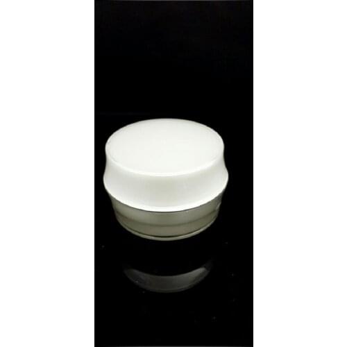15g pearl white acrylic BARREL SHAPE cream bottle,cosmetic container,,cream jar,Cosmetic Jar,Cosmetic Packaging