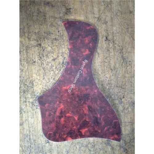 Free shipping 5pcs tortoise Shell Celluloid Pickguard Self-adhesive Acoustic Guitar pickguard