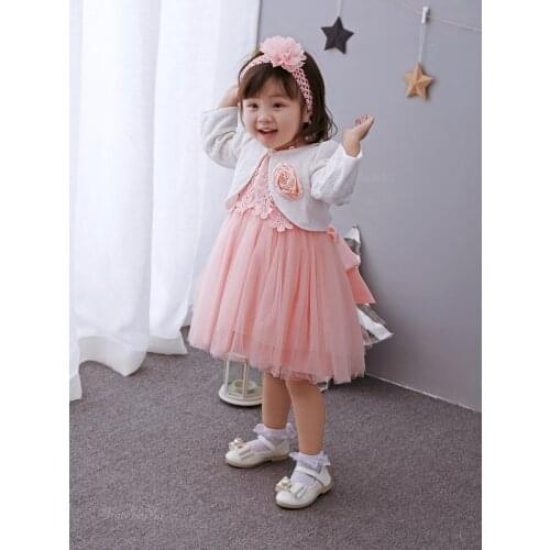 Brand Newborn Baby Girl Dresses with Flower for Wedding Princess Baby Christening Gowns 1 year birthday dress vestido infantil