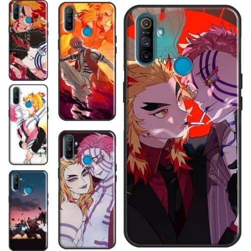 Akaza Kyojuro Rengoku Case For OnePlus 8 Pro 9 Pro Nord 7T 8T 9R Cover For Realme C21 C15 C11 C3 GT Q3 6 7 8 Pro