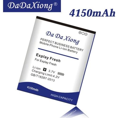 Da Da Xiong 4150mAh Battery for Explay Fresh Explay Vega Explay A500 Wiko Bloom Wiko Cink Five Wiko Rainbow phone Battery