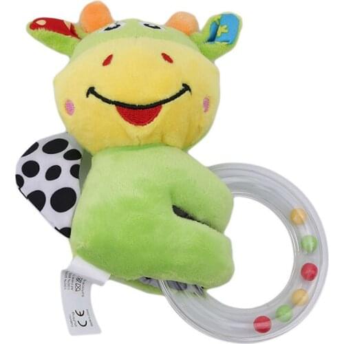 Baby Product Baby Teether Safe Plush Toys Mobile Pram Crib Ring DIY Rattle Soother Bracelet Teether
