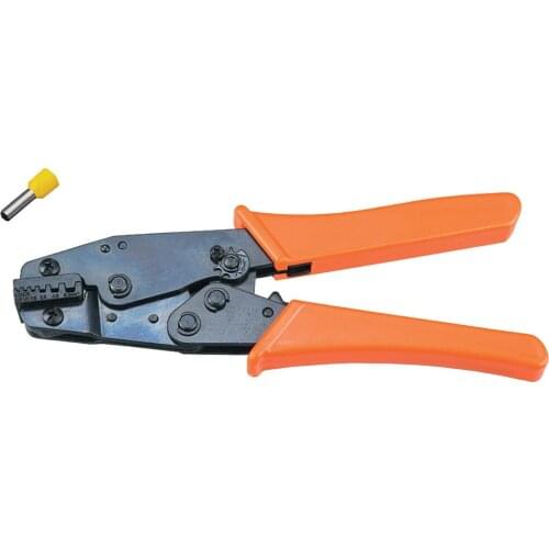 HS-06WFL Insulated Terminals Cable End-sleeves Crimper Plier AWG 24-10 Capacity 0.25-6mm2 (CN-O6WFL) (CN-Auction)