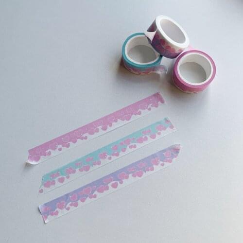 Ins dream love and paper tape star chasing card photo polaroid diy hand account material decoration