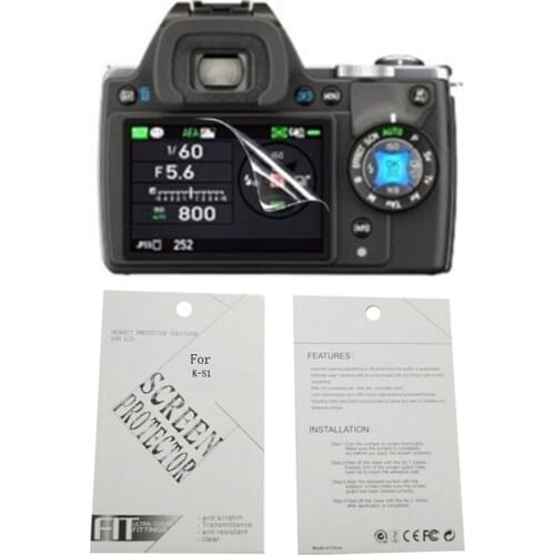2pieces New Soft Camera screen protection film For Pentax K-1 MARK II K-1 K-3 II K-3 K-5 II K-5 K-30 k-50 k-70 K-R K-S1 MX1