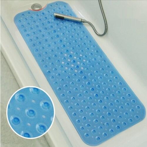 100X40CM Carpet Bathroom Nordic Home Decoration Bath Mat Rectangle Sucker Extended Bathtub Pvc Vinyl Non Slip Carpet Foot Rugs
