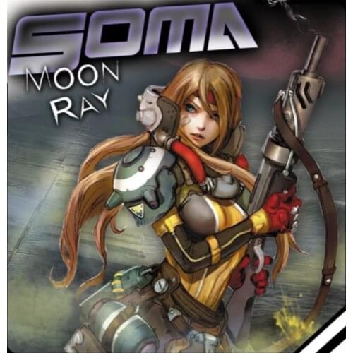 Die-casting Resin Model Manual GK 75mm Soma Female Soldier Humanoid Gray Model Unpainted