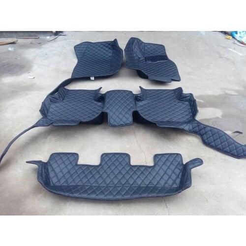 Best quality! Custom special floor mats for Right Hand Drive Acura MDX 7 seats 2017-2007 waterproof car carpets,Free shipping