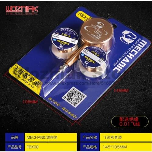 MECHANIC Repair Jump Wire Pen Phone Motherboard Fingerprint Flying Line Pens for IPHONE 7 8 8PLUS X XR XS MAX Solder Joint Tools