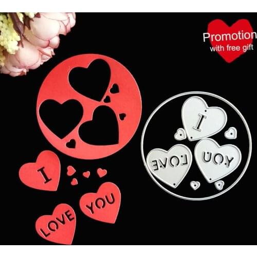 METAL CUTTING DIES I LOVE YOU CUTTING DIES scrapbook PAPER CRAFT card DIY album Die art cutter