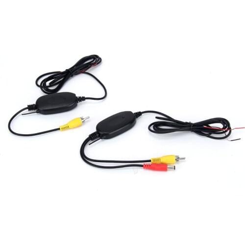 Dasaita New 2.4G Wireless Color Video Transmitter and Receiver for The Vehicle Backup Camera Front Car Camera