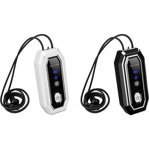 Mini Wearable Air Purifier Necklace,Small Portable Air Purifier,No Static Electricity for Home Car Air Ionizer