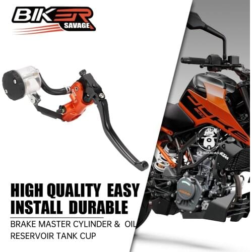 For DUKE 200 250 Enduro R ADVENTURE 390 990 1050 690 790 1190 Super Moto CNC Front Radial Brake Master Cylinder & Oil Tank Cup