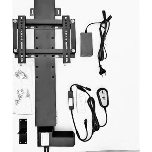 110-240V TV lift TV stand TV mount 700mm stroke with remote control and controller and mounting bracket parts