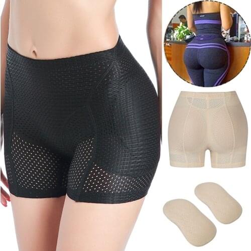Butt Lifter Hip Enhancer Pads Underwear Shapewear Padded Control Panties Shaper Booty Fake Pad Briefs Boyshorts Push Up Hip
