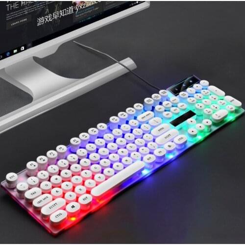 GTX30/K820 Wired USB 104 Buttons LED Backlit Gaming Keyboard for PC Computer