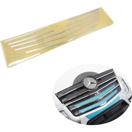 Rc Car Shell Air Inlet Grille Decorative Stickers Strip For 1:14 Scale Tamiya Actros Mercedes 1851 3363 56335 56348 Model Truck