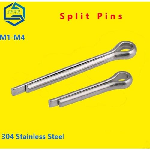 Split Cotter Pin Hitch Pins Clip Cotter Pin Split Pins Hairpin Pins U-shaped Pin Steel Pin Latch GB 304 Stainless Steel