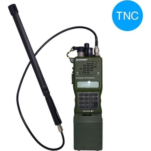TNC ABBREE AR-152 AR-148 Tactical Antenna Caxial Extend Cable For Kenwood TK-378 Harris PRC-152 148 Walkie Talkie